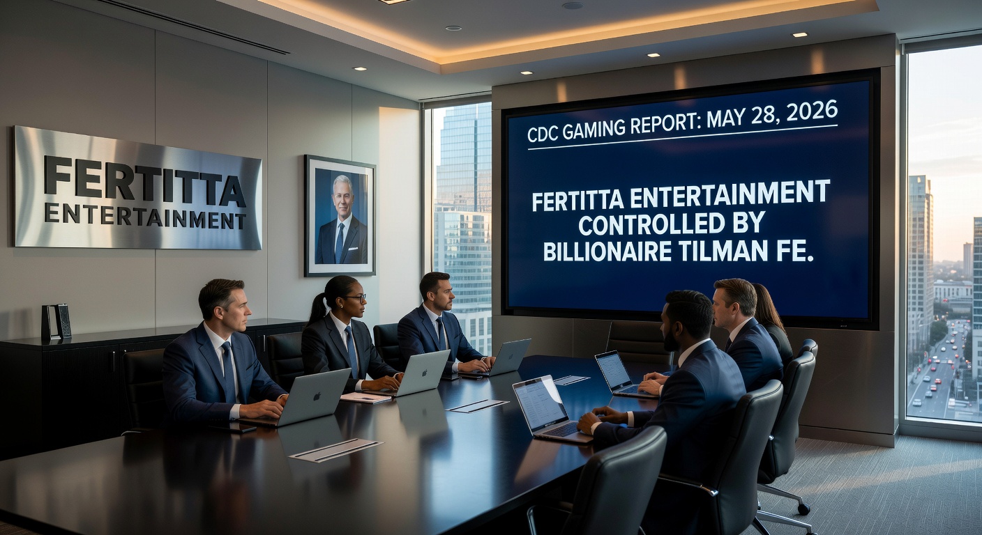 Gaming executives discussing market share implications during a 2026 industry conference
