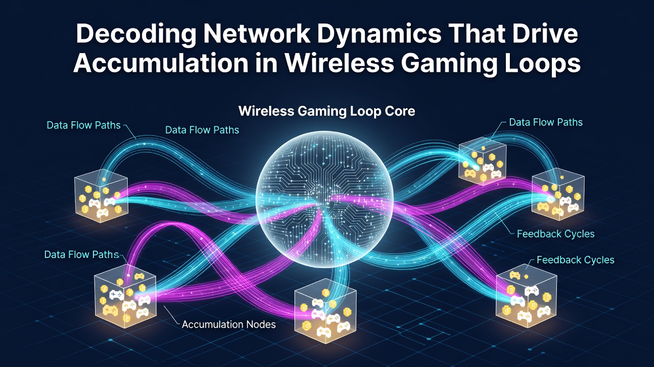Flowchart of data accumulation processes within wireless gaming network loops