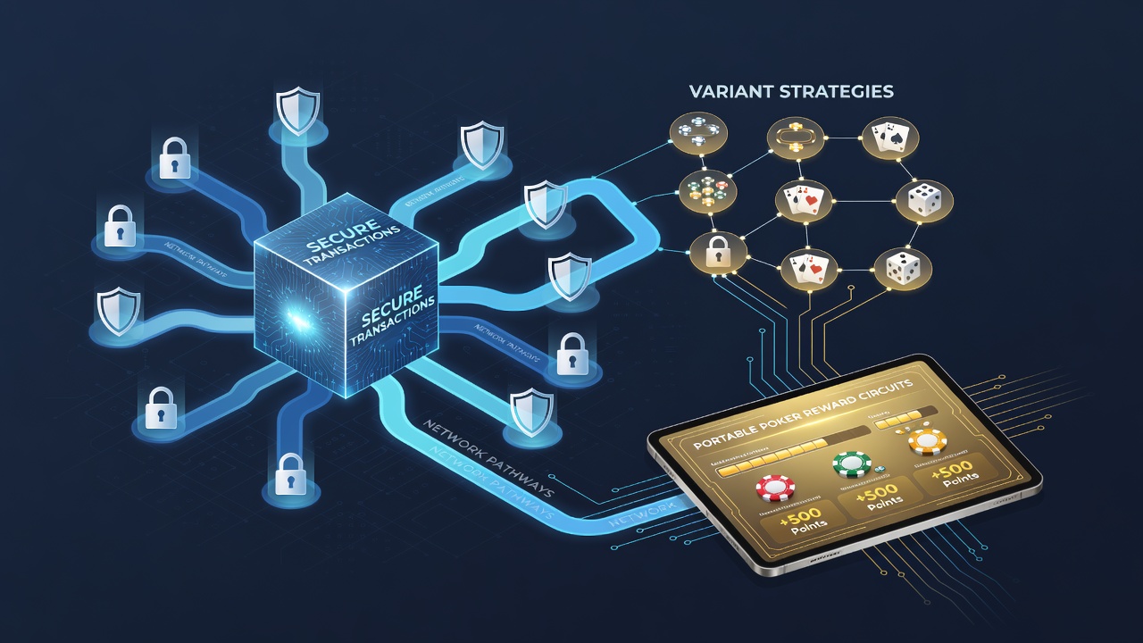 Illustration of reward circuit adjustments across poker variants on mobile devices